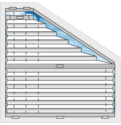 Плиссе на вертикальные и откидные окна