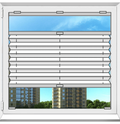 Плиссе на вертикальные и откидные окна